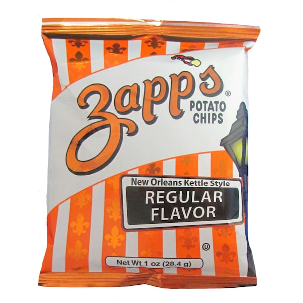 Zapps Potato Chips Zapp's Potato Chips Regular Chips 1 oz. Bag, PK60